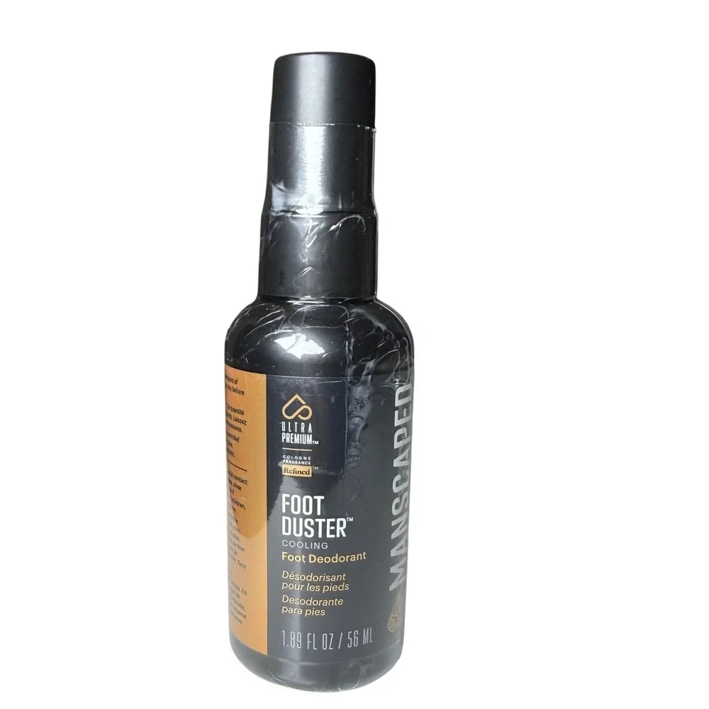 Manscaped Foot Duster Cooling Foot Deodorant‎ Spray Tea NEW SEALED 1.89oz